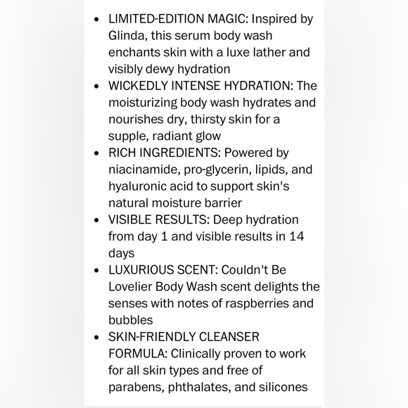 Olay X Wicked Serum Body Wash Elphaba and Glinda Editions Limited Edition Scents - Picture 10 of 10